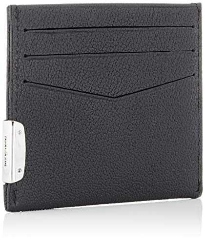 ck jeans Cardcase 6CC, Accesorio Billetera de Viaje para Hombre, Black, One Size