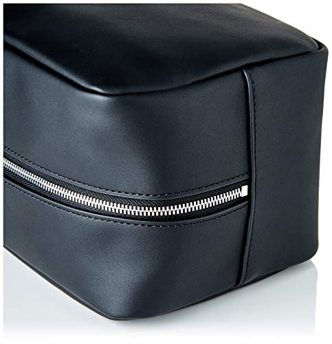 CK JEANS WASHBAG PU, Accesorio Billetera de Viaje para Hombre, Black, One Size