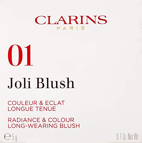 Clarins Joli Blush Colorete 01 Cheek Baby 1UN Unisex Adulto, Negro, Estándar