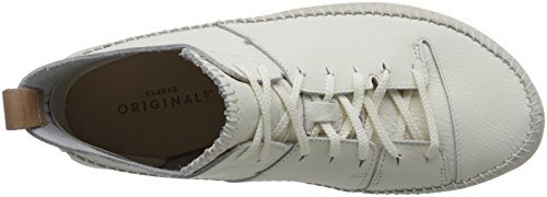 Clarks Originals Trigenic Flex, Zapatillas Hombre, Blanco (White), 42 EU