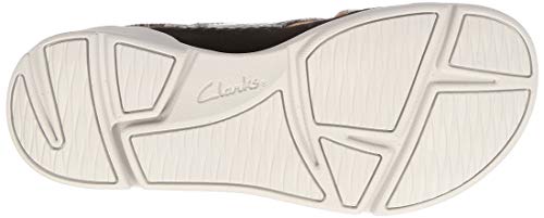 Clarks Tri Alexia Sandalias de Talón Abierto Mujer, Beige (Grey Snake Grey Snake), 39 EU