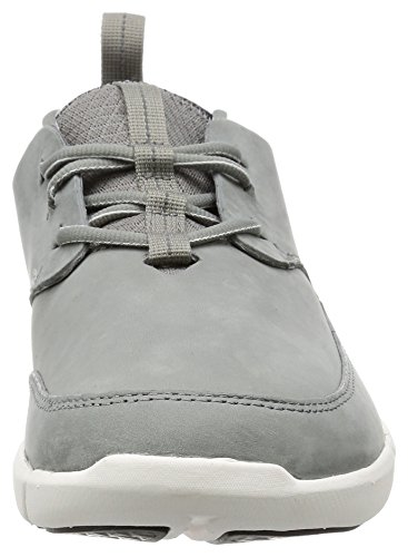 Clarks Triflow Form, Zapatillas Hombre, Gris (Grey Nubuck), 42 EU