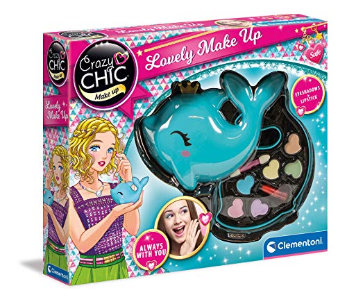 Clementoni - Lovely Make Up - Delfín - set de maquillaje infantil a partir de 6 años (18630)