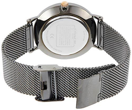 Coach Reloj de Pulsera de Malla de Acero IP Perry para Mujer Gris 14503127