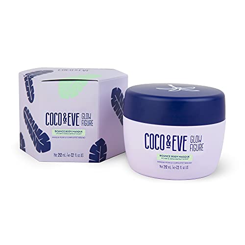 Coco & Eve Glow Figure - Mascarilla corporal realzante - Máscara detox con arcilla | Cuidado de la piel del cuerpo | Crema anticelulítica para mujer (212 ml)