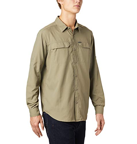 Columbia Silver Ridge 2.0 Camisa de Manga Larga, Hombre, Verde (Sage), S