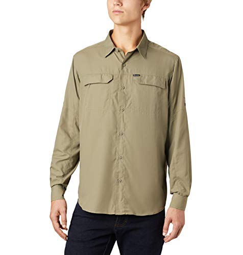 Columbia Silver Ridge 2.0 Camisa de Manga Larga, Hombre, Verde (Sage), S