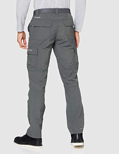 Columbia Silver Ridge™ II Cargo - Pantalones de Senderismo, Hombre, Gris (Grill), 36 32