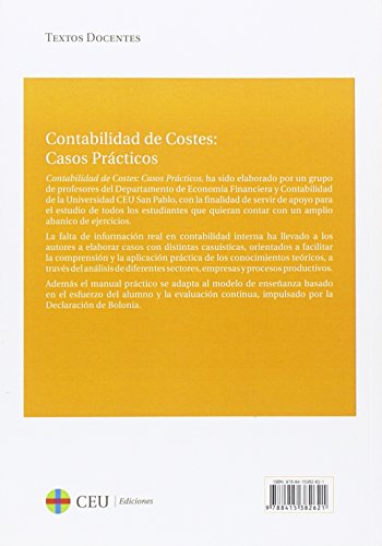 Contabilidad de costes: casos prácticos: 21 (Textos Docentes)