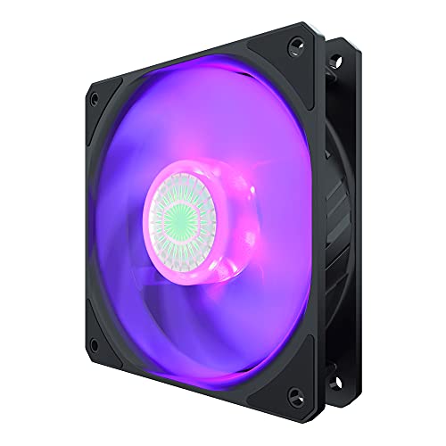 Cooler Master SickleFlow 120 V2 RGB, Compatible con Placa Base RGB, Aspas Translúcidas Air Balance, 62 CFM, 2.5 mmH2O, 8 a 27 dBA, RGB