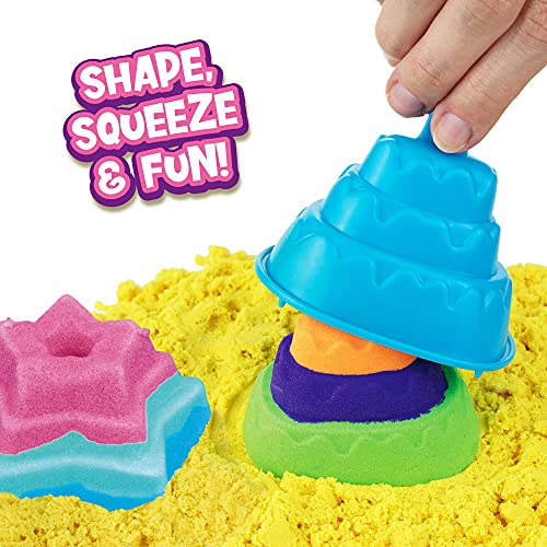 CRAZE MAGIC SAND Cofre de Arena Mágica Niños, Caja de actividades 700g con accesorios arena cinetica sin gluten 32343