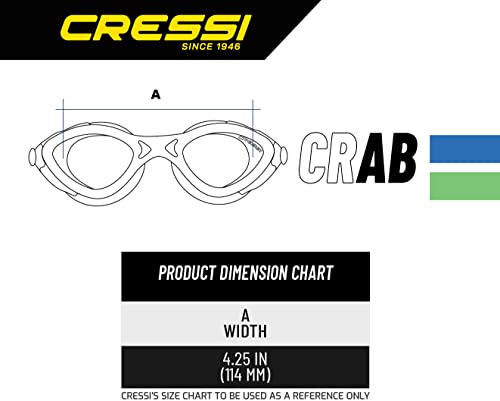 Cressi Swim King Crab - Gafas de Natación para Niños