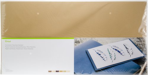 Cricut Muestrario de Cartulina, Neutros – 30.5 cm x 30.5 cm (12" x 12")