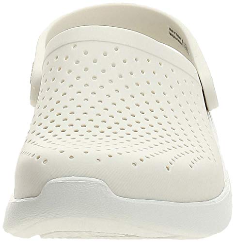 Crocs Literide Clog, Zuecos Unisex Adulto, Almost White/Almost White, 37/38 EU