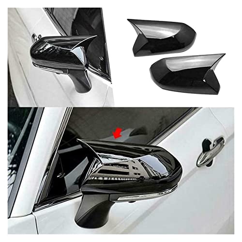 Cubiertas repuesto Fundas Espejo Retrovisor For-Toyota Para Camry 2018 2019 2020 2021 Cubierta De Espejo Retrovisor De Coche Caja De Espejo De Marcha Atrás Lateral