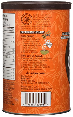 David Rio Chai Mix, Tiger Spice, 14 Ounce