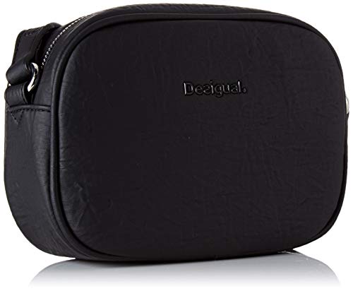 Desigual Bag Legend Virginia, Bolso Cruzado para Mujer, Negro (Negro), 15x6.8x20 Centimeters (B x H x T)