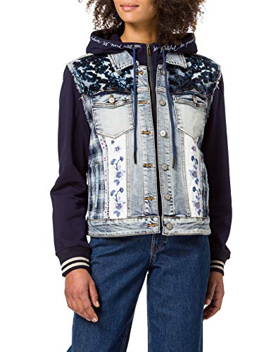 Desigual Chaq_Tamar Chaqueta Vaquera, Azul, 40 para Mujer