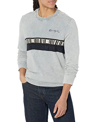 Desigual Sweat_SUEZ Sudadera, Black, M de los Hombres