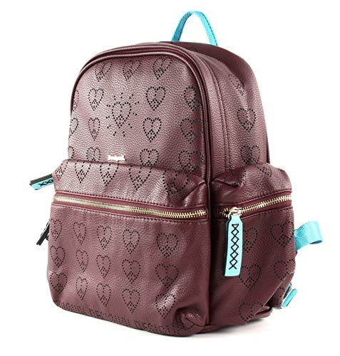 Desigual True Love Oss Backpack Mini Ruby Wine