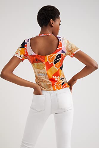 Desigual TS_Baton Rouge Camiseta, Multicolor, XS De Las Mujeres