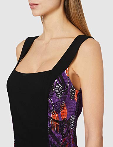 Desigual Vest_Baton Rouge Vestido Casual, Negro, M para Mujer