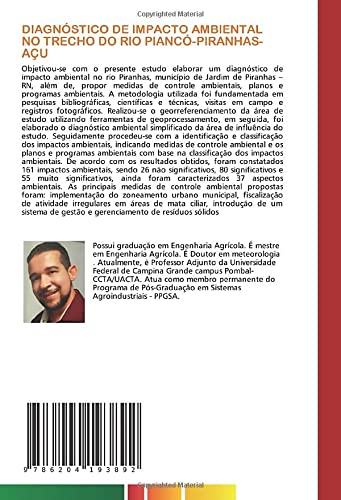 DIAGNÓSTICO DE IMPACTO AMBIENTAL NO TRECHO DO RIO PIANCÓ-PIRANHAS-AÇU: EM JARDIM DE PIRANHAS - RN