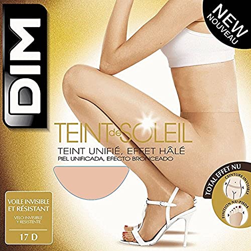 Dim Teint de Soleil 17 Deniers - Panty para mujer, dedos libres, Naranja, 42 (Talla del fabricante 3)