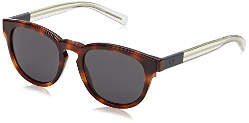 Dior BLACKTIE212S Y1 Mwa Gafas de Sol, Gris (Havana Crygrey/Grey), 52 para Hombre