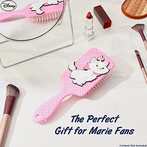 Disney Cepillo Pelo Marie Aristogatos, Accesorios Pelo Niña, Peine Desenredante Diseño 3D, Merchandising Oficial Regalos Originales Para Niñas y Mujeres