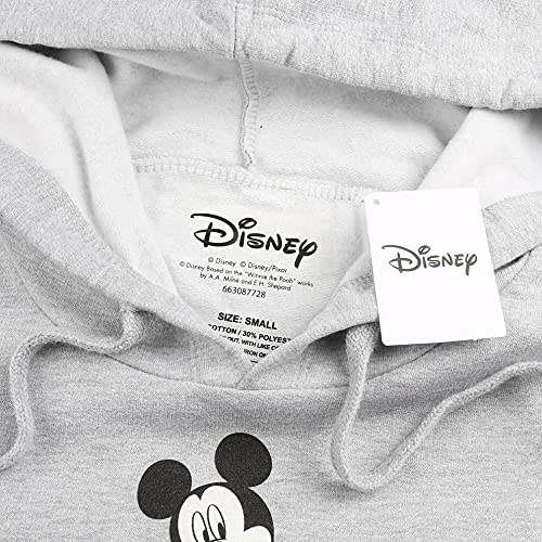 Disney Mickey Chill Sudadera con Capucha, Gris, L para Mujer