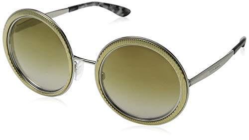 Dolce & Gabbana 0DG2179 13136E 54 Gafas de sol, Dorado (Gold/Lightbrownmirrorgold), Mujer