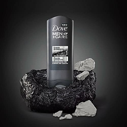 Dove, Men + Care, Gel de Ducha Clean Elements, 250 ml