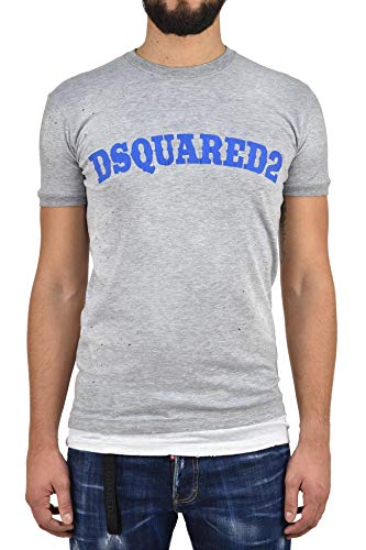 Dsquared 2 camisetas DSQUARED2 para hombre, color gris gris M