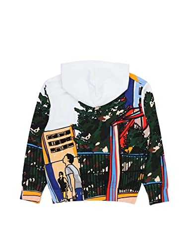 DSQUARED 2 Sudadera con capucha para jugadores de baloncesto multicolor, 16 años