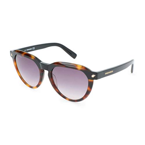 DSQUARED2 DQ0287 56B 53 Monturas de Gafas, Marrón (Avana/), 53.0 Unisex Adulto