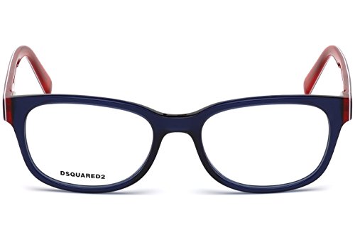 DSQUARED2 DQ5218 Monturas de gafas, Gris (Grigio/Altro), 53.0 Unisex Adulto