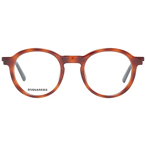 DSQUARED2 DQ5249 Monturas de Gafas, Marrón (Avana Scura), 47.0 Unisex Adulto