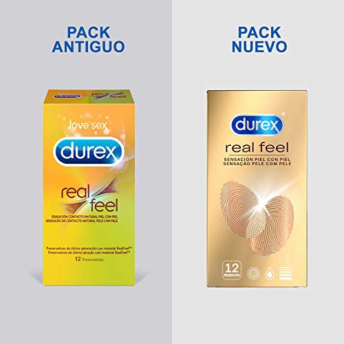 Durex Preservativos Sensitivos Real Feel Sin Látex - 12 condones