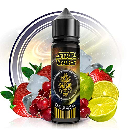 E-liquid con sabor a frutos rojos enfatizando la fresa, toque de cítricos tropicales y frescor de CHEW VAPA Sin nicotina 50ml de STAR VAPS para cigarrillo electrónico | Vap Fip