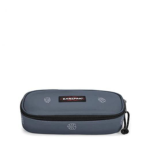 Eastpak Oval Single Estuche, 22 cm, Azul (Line Afternoon)