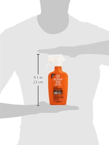 Ecran Sunnique - Leche Protectora SPF 30, Formato Familiar, Naranja - 300 ml