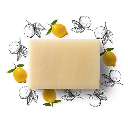 Écrin De Fleur | Jabón de Limón | Certificado Orgánico | Hecho a Mano en Francia | Aroma Natural y Refrescante | Jabón Corporal y Facial | Saponificación en Frio | sin Aceite de Palma | 2 x 100g