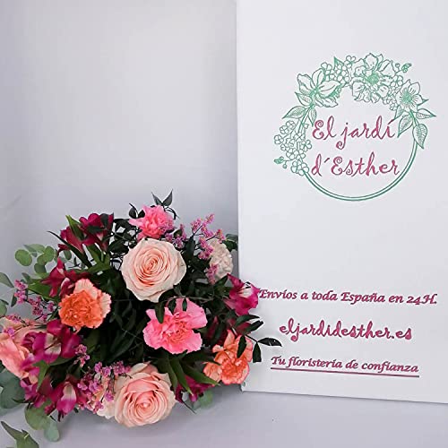 EL JARDÍ D´ESTHER-Ramo de flores naturales-Alegria-FLORES NATURALES A DOMICILIO-FLORES FRESCAS-ENTREGA EN 24 HORAS DE LUNES A SABADO