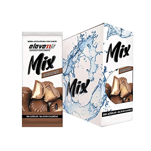 Eleven Fit Caja 24 Uds Mix Sabor Chocolate Praline Sin Azúcar 200 g