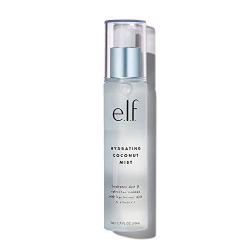 e.l.f. Niebla de coco hidratante, refresca, calma y vigoriza la piel, aroma tropical, 2.7 fl oz (80 ml)