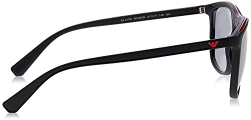 Emporio Armani 0ea4109 50426g 57 Gafas de Sol, Matte Black, Hombre