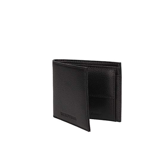 Emporio Armani Cartera BI-FOLD Hombre Cuero Negro - Y4R167-YEW1E-81072