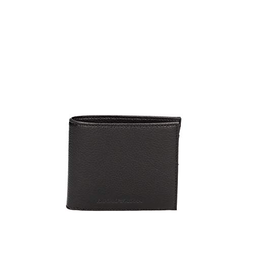 Emporio Armani Cartera BI-FOLD Hombre Cuero Negro - Y4R167-YEW1E-81072