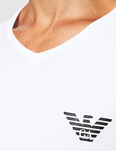 Emporio Armani Edición On-Site Camiseta, Hombre, Blanco, L